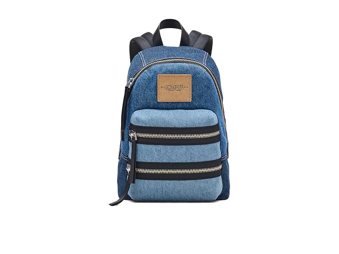 Marc Jacobs The Biker Color-Block Denim Medium Backpack | Zappos.com